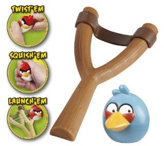 Angry Birds MashEms Series 1 Power Launcher Blue Bird: Toys & Games