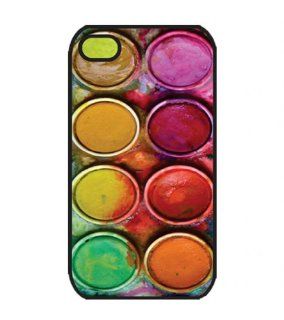 Wewe Water Color Paintset2 Iphone 4 4s Case Cover, Cell Phone Hard Case with Unique Design: Cell Phones & Accessories
