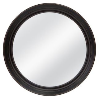 Threshold™ Deep Round Mirror   Black