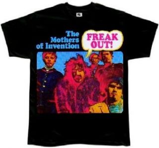 Frank Zappa and The Mothers Of Invention 'Freak Out' black T shirt [Apparel]: Clothing
