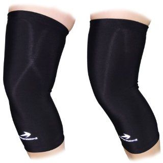 Knee Sleeves (1 Pair) Compression   Men & Women Basketball Brace Support   Best to Immobilize, Strap & Wrap Knee for Running, Crossfit, Football, Sports, Weightlifting   Keeps Patella Warm & Snug: Sports & Outdoors