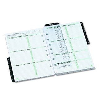 Day Timer 91010 0807 Planner Refill, 2 Page/Week, Dated for 2009, 8Am 6Pm, 5 1/2 X 8 1/2 : Appointment Book And Planner Refills : Office Products