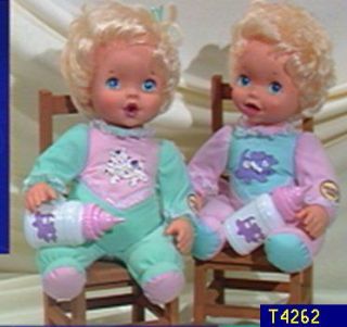 Take Care of Me Twins Doll Set with Lifelike Sounds —
