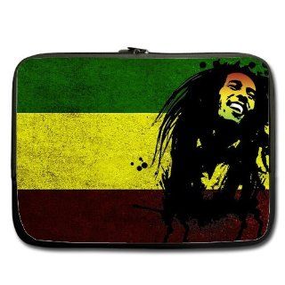 Bob Marley Art 15" Laptop Notebook Sleeve Case Bag Double Sided Print for Most of Apple Macbook,custom Cases: Computers & Accessories
