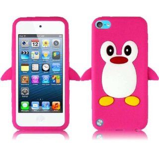 For Apple Ipod Touch 5 5th Generation Duck Silicone Jelly Skin Cover Case Hot Pink: Cell Phones & Accessories