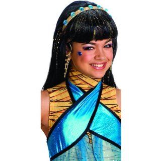 Lets Party By Rubies Costumes Monster High   Cleo de Nile Wig (Child) / Black   One Size  Other Products  