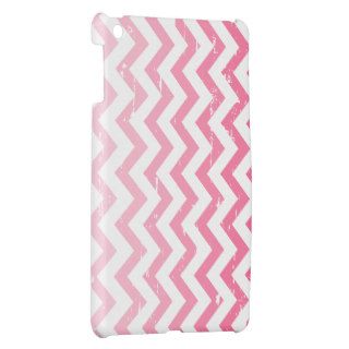Cracked Pink Ombre Zigzag iPad Mini Case