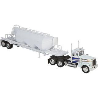 New Ray Die-Cast Truck Replica — Peterbilt Pneumatic Dry Bulk Trailer, 1:32 Scale, Model# 13863  Peterbilt Collectibles