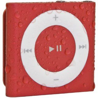 Waterfi Waterproof Apple iPod Shuffle   Best Swimming MP3 Player (New Model) (Red) : MP3 Players & Accessories