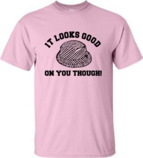 Pink Adult It Looks Good On You Though Caddyshack Bushwood Country Club Inspired T Shirt   5XL: Clothing