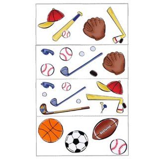 Borders Unlimited Lets Play Ball Appliques   20 Stickers: Toys & Games