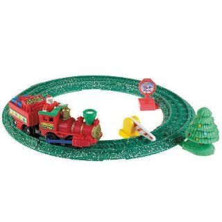 Fisher Price Geo Trax Holiday Train Set with Santa!: Toys & Games