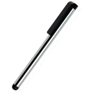Stylus Soft Touch Pen for Pandigital Novel 7 E book Reader Tablet E reader PC Touch Screen Lcd Silver Metal Black Rubber Shirt Clip: Cell Phones & Accessories