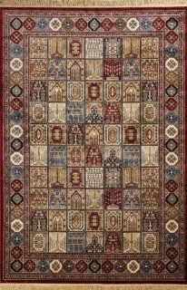 Lalee 347047963 Klassischer Teppich mit Fransen / Weich / Seidenglanz / Muster : orientalisch / Rot / Grsse : 160 x 230 cm: Küche & Haushalt