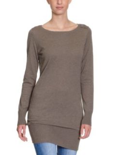 ESPRIT DE CORP Damen Pullover V01322, Gr. 34 (XS), Grau (metallic grey mel 211): Bekleidung