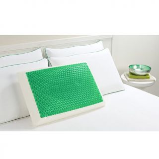 Concierge Collection Memory Core Bed Pillow with Bubble Gel   Medium