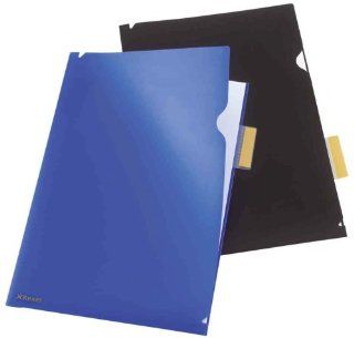 Rexel Sichthllen Optima/2102476 B220xH310 mm blau mit Tab bis 25 Blatt Inh.5: Bürobedarf & Schreibwaren