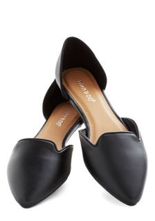 Flats Amore! in Black  Mod Retro Vintage Flats