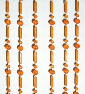 Greemotion 438606 Trvorhang Perlen orange 100 x 220 cm 35 Strnge: Küche & Haushalt