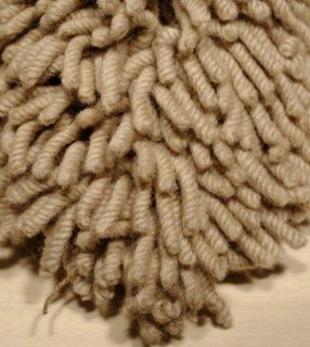 Teppich hellbraun Shaggy Hochflor Wolle 160 x 230: Küche & Haushalt