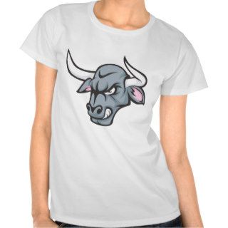 Bull T Shirt  Custom Angry Bull Head T Shirt