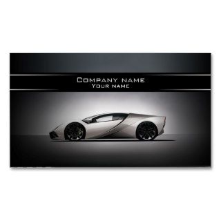 Stylish automotive business card