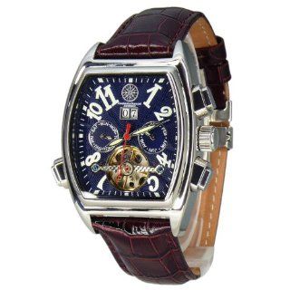 Constantin Durmont Herren Armbanduhr Tonneau CD TONN AT LT STST BL: Uhren