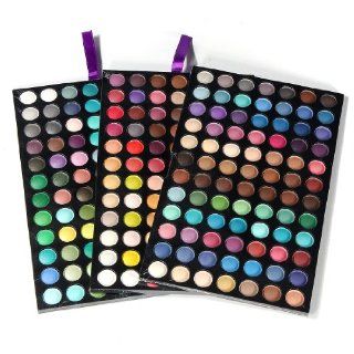 252 Farbe Profi Lidschatten Palette Triplex Eyeshadow Make Up Kosmetik Set: Parfümerie & Kosmetik
