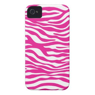 Hot Pink Zebra Animal Print Trendy iPhone 4/4s iPhone 4 Case