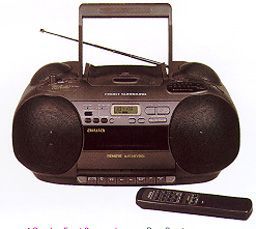 Aiwa CSD ES60 CD/Radio/Cassette Recorder  FrontSurround Spkrs —
