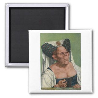 Quentin Massys   A Grotesque Old Woman, 1515 Fridge Magnets