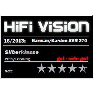Harman Kardon AVR 270 7.1 A/V Receiver mit 8 HDMI Anschlssen (3D fhig, DLNA, iOS direkt, Airplay, Internet Radio) schwarz: Heimkino, TV & Video