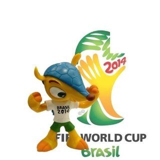FIFA World Cup 2014 Brazil Football Mascot Weltmeisterschaft WM 2014 Brasilien Maskottchen 3D Sammelfigur Fuleco: Sport & Freizeit