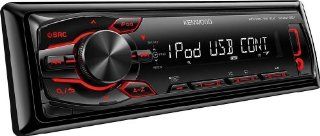 Kenwood KMM 261 Digital Media Receiver (Apple iPod/iPhone Steuerung, AUX IN, USB 2.0, roter Tastenbeleuchtung) schwarz: Kenwood: Navigation & Car HiFi