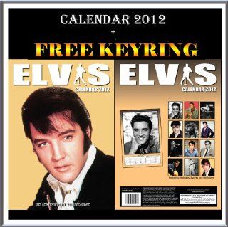 Elvis Presley Kalender 2012 + Kostenlose Elvis Presley Schlsselring   Calendar 2012: Garten