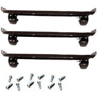 True 879285 2 1/2" Caster Kit with Brakes, Mounting Screws, and 27" Frames for T 72G Refrigerators   Home And Garden Products