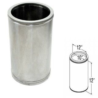 Shop 10'' x 12'' DuraTech Stainless Steel Chimney Pipe   99101SS at the  Home Dcor Store