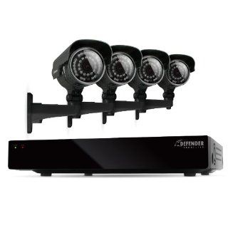 Defender Connected 4CH H.265 500GB Smart Security DVR with 4 x 600TVL IR Cut Filter 100ft Night Vision Indoor/Outdoor Cameras   21021: Home Improvement