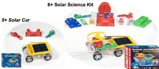 1 Solar Car Kit and 1 Solar Electronic Kit, 2 in 1 package. Toy Package Wholesale Deal: Toys & Games