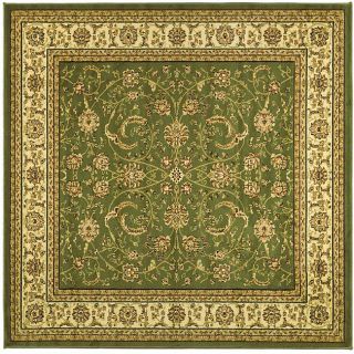Lyndhurst Collection Traditional Sage/ivory Rug (6 Square)