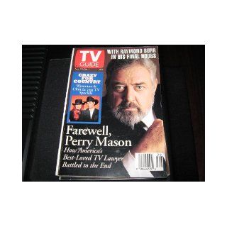 TV Guide (RAYMOND BURRFarewell, Perry Mason, In His Final Hours, Wynonna & Clint, September 25   October 1, 1993): CRAZY FOR COUNTRY: Books