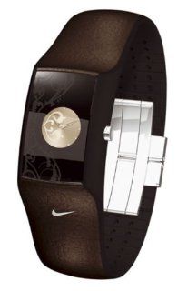 Nike Merge Leap Dark Brown/Black/Rose Gold tone Ladies Watch WC0048 259: Nike: Watches