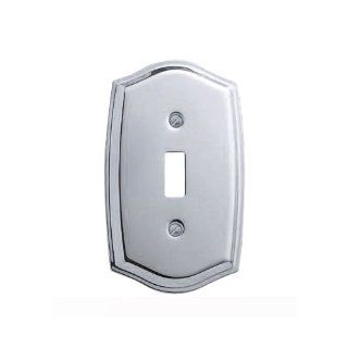 Baldwin 4756.260.CD Colonial Design Single Toggle Switch Plate, Chrome   Polished Nickel Light Switches  