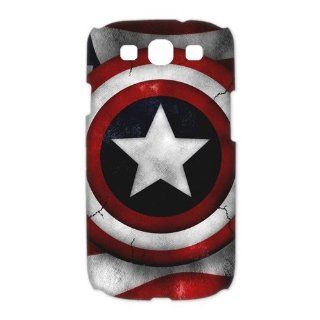 Custom The Avengers Captain America 3D Cover Case for Samsung Galaxy S3 III i9300 LSM 260: Cell Phones & Accessories
