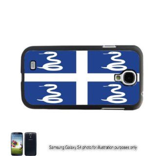 Martinique Flag Samsung Galaxy S IV S4 GT I9500 Case Cover Skin Black Cell Phones & Accessories