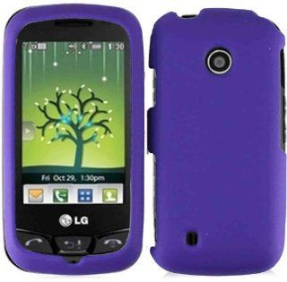 Dark Purple Hard Case Cover for LG Beacon MN270 Attune UN270: Cell Phones & Accessories