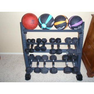 Apex Deluxe 3 Tier Dumbbell Rack  Sports & Outdoors