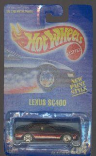 Hot Wheels 1992 264 Lexus Sc400 All Blue Card NEW Paint Style 164 Scale Toys & Games