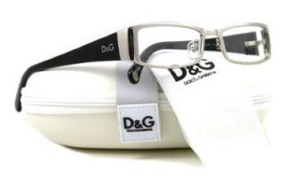 D&g By Dolce & Gabbana Women's 5067 Silver / Black Frame Metal Eyeglasses, 51mm: Shoes