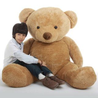 Cutie Chubs Super Adorable Life Size Amber Teddy Bear 65in: Toys & Games